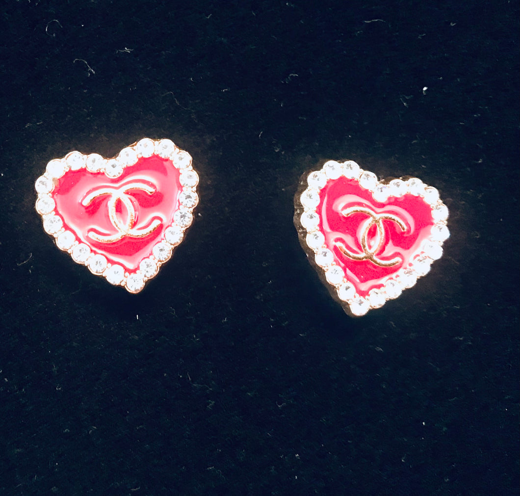 Inspired CC bling heart