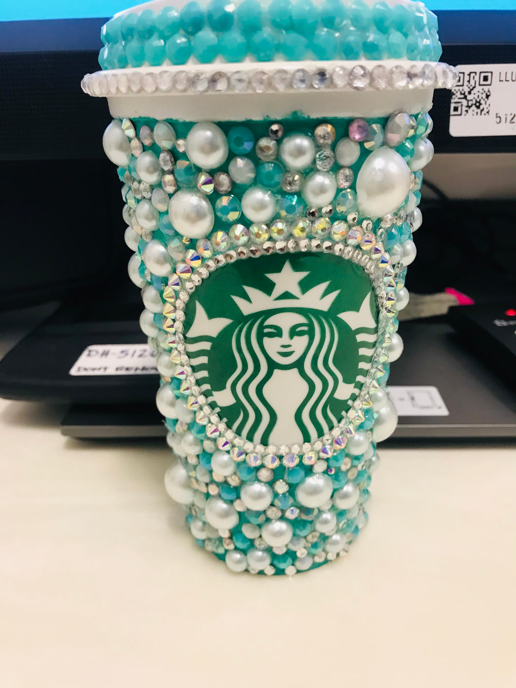 Diamonds & Pearls coffee cup